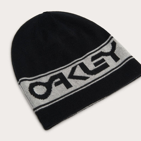 Schwarz OAKLEY TNP Wendbare Mütze, Freizeitbekleidung, beidseitig tragbar, aus weichem Material, ideal für Freizeit und Sport.