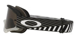 OAKLEY O-Frame MX-Brille in Schwarz mit dunklem grauem Glas, ideal für Offroad-Motorsport, robustes Design, klare Sicht.