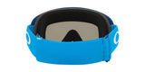 OAKLEY O-Frame MX-Brille in Team Blau mit Hellgrauem Glas, robuste Sportbrille für Motocross und Offroad.