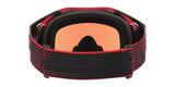 OAKLEY Airbrake MX-Brille in Rot mit Motion Prizm MX Torch Iridium Gläser, für Motocross, sichtbares Brillenrahmen und Gläser