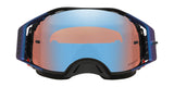 OAKLEY Airbrake MX-Brille mit grauem Rahmen und Strike Prizm MX Sapphire Iridium Gläser, Schutzbrille für Motorsport und Offroad.