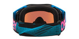 OAKLEY Airbrake MX-Brille in Blau mit Wired Prizm MX Sapphire Iridium Gold Gläsern, sportliches Design für Motocross.