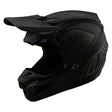 Schwarzer Troy Lee Designs Se5 Composite Mono Motocrosshelm mit Visier und Belüftungsöffnungen, für optimalen Schutz und Komfort