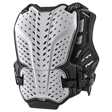 Jugend Brustprotektor von TROY LEE DESIGNS in Weiß, schützt den Oberkörper beim Mountainbiken, aus robustem Proteormaterial