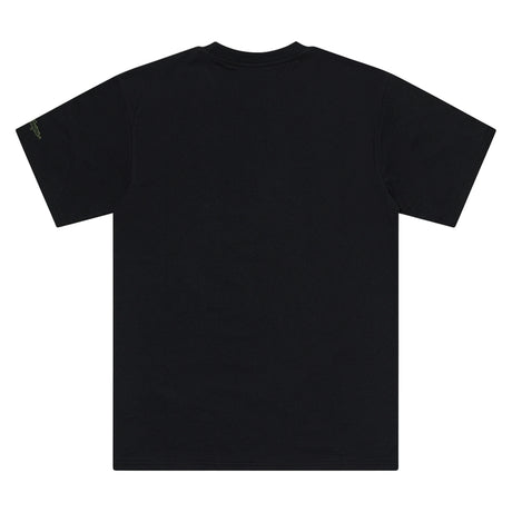 Schwarzes Troy Lee Designs Peace Out T-Shirt aus Freizeitbekleidung mit auffälligem Druck, bequemes Casual-Design.
