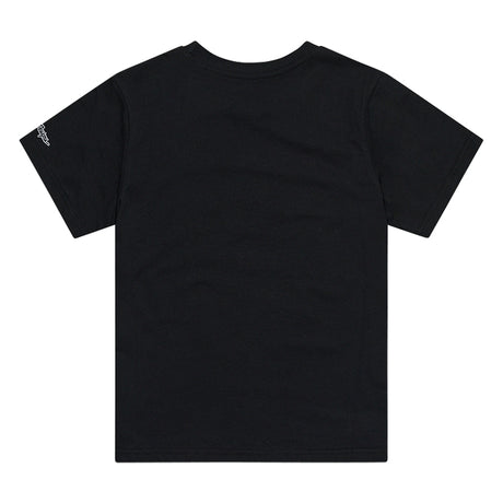 Schwarzes TROY LEE DESIGNS Badge T-Shirt für Freizeitbekleidung mit Logo-Print, bequem und stylisch.