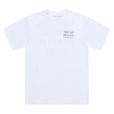 Troy Lee Designs Paint Shop T-Shirt in Weiß, Freizeitbekleidung, bequemes T-Shirt mit Logo-Print, frontale Ansicht