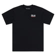 Schwarzes Troy Lee Designs Factory T-Shirt aus Freizeitbekleidung, bequemes T-Shirt mit TROY LEE DESIGNS Logo, frontale Ansicht