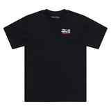 Schwarzes Troy Lee Designs Factory T-Shirt aus Freizeitbekleidung, bequemes T-Shirt mit TROY LEE DESIGNS Logo, frontale Ansicht