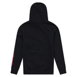 Schwarzer Troy Lee Designs Badge Hoodie, bequeme Freizeitbekleidung mit Logo-Print auf der Brust, weicher Kapuzenpullover.