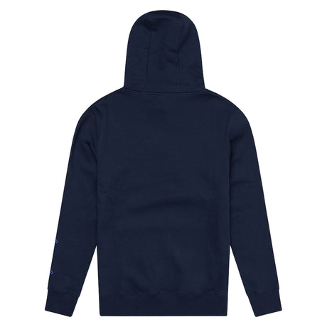 Troy Lee Designs Badge Hoodie in Dunkelblau, bequeme Freizeitbekleidung mit Logo-Print, ideal für lässige Outfits.
