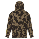 Troy Lee Designs Badge Hoodie in Oliv mit Camouflage-Muster, bequeme Freizeitbekleidung, sichtbares Hoodie-Design
