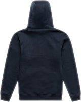 Troy Lee Designs Badge Hoodie in Schwarz und Grau, bequeme Freizeitbekleidung mit Logo-Print, gemütlich und stylisch.