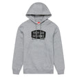 Graue Melierte Troy Lee Designs Stamp Hoodie, bequeme Freizeitbekleidung mit stilvollem Design, auf dem Bild sichtbar.