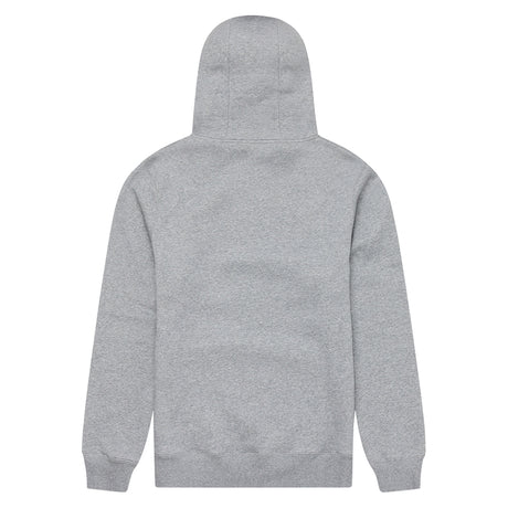Grauer Melierter Troy Lee Designs Stamp Hoodie aus bequemer Freizeitbekleidung, sichtbare Kapuze und Markenlogo vorne