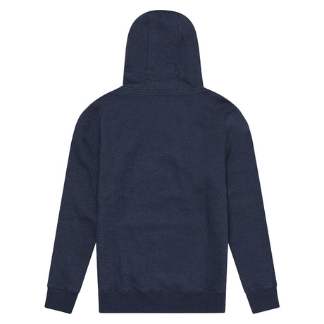 Troy Lee Designs Stamp Hoodie in dunkelblau meliert, bequeme Freizeitbekleidung mit stylischem Druck, angenehmer Stoff, sportlicher Look