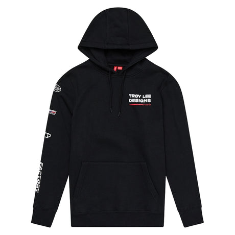 Troy Lee Designs Factory Freizeitbekleidung in Schwarz, sportliches T-Shirt mit Logo, bequem und stylisch.