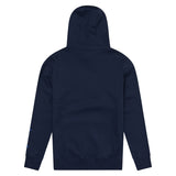 Jugend Hoodie von TROY LEE DESIGNS in Dunkelblau mit Badge-Design, bequeme Freizeitbekleidung, sichtbares Produktdetail