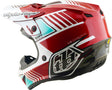 Motocrosshelm Troy Lee Designs GP Pro Mips in Rot und Weiß mit Belüftung und robustem Design für sicheren Offroad-Sport