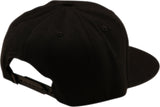 Troy Lee Designs Curved Snapback Badge Cap in Schwarz, stilvolle Freizeitbekleidung mit Markenlogo vorne, langlebiges Material