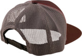 Troy Lee Designs Trucker Snapback Cap in Braun mit Peace Out Aufdruck, Freizeitbekleidung, modischer Baseballcap