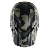 Motocrosshelm von TROY LEE DESIGNS GP Pro Trooper in Schwarz und Caper mit visier und Belüftungssystem.