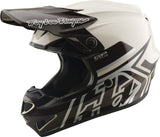 Motocrosshelm TROY LEE DESIGNS GP Pro Mips in Mono Pumice, leichter Schutzhelm mit MIPS-Technologie, visier und Belüftungsöffnungen