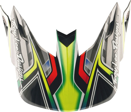 Troy Lee Designs Se5 Composite Lowrider Motocrosshelmschirm in Grau, Helmzubehör für verbesserten Schutz und Style.