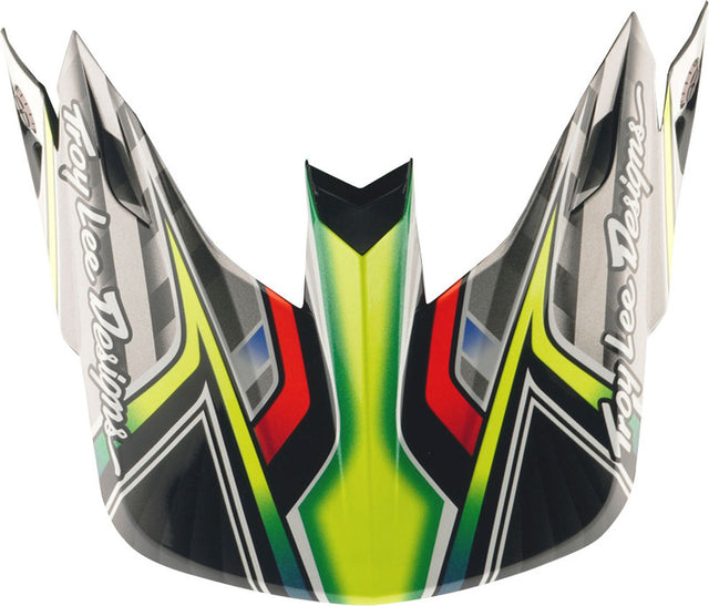 Troy Lee Designs Se5 Composite Lowrider Motocrosshelmschirm in Grau, Helmzubehör für verbesserten Schutz und Style.