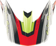 Motocross-Helmzubehör von TROY LEE DESIGNS, Se5 Composite Stripes, schwarzer Helmaufsatz mit Infrarot-Design.