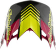 Motocross-Helmzubehör von TROY LEE DESIGNS, violetter GP Pro Segment Helmschirm, schützt den Helm vor Sonne und Schmutz.