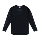 Schwarze Troy Lee Designs MX-Jersey Se Ultra Mono mit langlebigem Material und stylischem Design, für Offroad-Motorradfahrer.