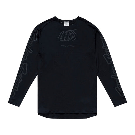 Schwarze Troy Lee Designs MX-Jersey Se Ultra Mono mit langlebigem Material und stylischem Design, für Offroad-Motorradfahrer.