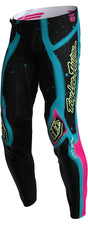 Troy Lee Designs MX-Hose Se Ultra Membran in Schwarz und Gelb, hochwertige Motocross-Hose mit wasserdichter Membran
