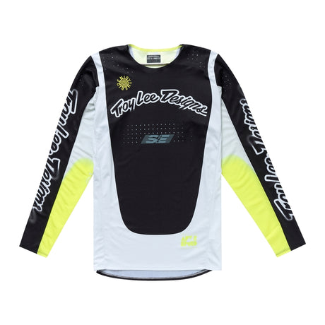 Troy Lee Designs Se Pro Roam MX-Jersey in Kreide, bequemes und stylisches Motocross-Trikot aus atmungsaktivem Material.