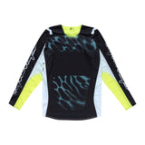 Troy Lee Designs Se Pro Roam MX-Jersey in Kreide, bequemes und stylisches Motocross-Shirt mit Logo und auffälligem Design.