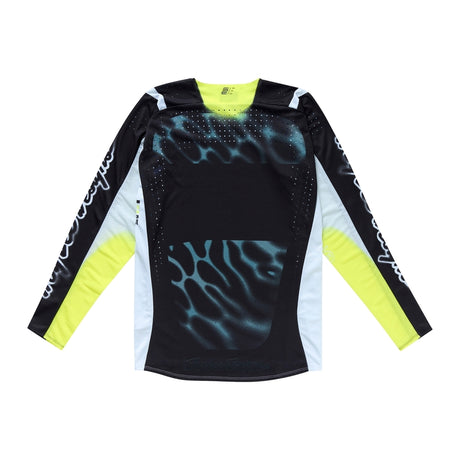 Troy Lee Designs Se Pro Roam MX-Jersey in Kreide, bequemes und stylisches Motocross-Shirt mit Logo und auffälligem Design.