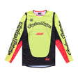Troy Lee Designs Se Pro Roam MX-Jersey in leuchtendem Gelb mit schwarzen Akzenten, atmungsaktives Motocross-Trikot
