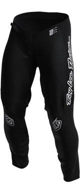 Troy Lee Designs Se Pro Solo MX-Hose in Midnight, strapazierfähige schwarze Motocross-Hose mit TROY LEE DESIGNS-Logo.