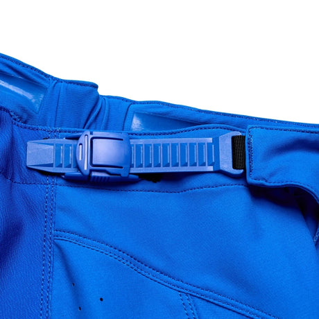Motorrad-Motocross-Hose von Troy Lee Designs Se Pro Solo in blau, strapazierfähiges MX-Hose mit flexiblen Materialien.