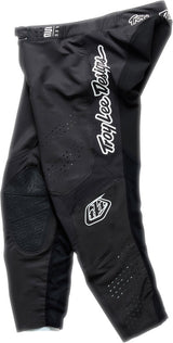 Troy Lee Designs Se Pro MX-Hose Solo Schwarz, schwarze Motocross-Hose mit TROY LEE DESIGNS Branding, bequem und strapazierfähig