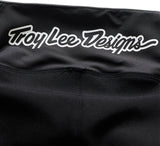 Schwarze Troy Lee Designs MX-Hose Se Pro Solo, strapazierfähiges Material, elastische Passform, für Motocross und Offroad.