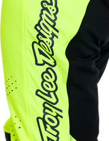 Troy Lee Designs Se Pro MX-Hose Solo Flo in leuchtendem Gelb, strapazierfähiges Motorradhose-Design mit flexiblem Material