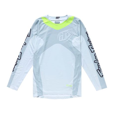Troy Lee Designs GP Pro Frames MX-Jersey Vapor/Grau, atmungsaktive Motocross-Jacke mit TLD-Logo und robustem Design.