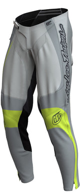 Troy Lee Designs GP Pro MX-Hose in Dunst/Grau mit robustem Stoff und elastischen Einsätzen für Motorradsport und Schutz.