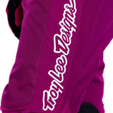 TROY LEE DESIGNS MX-Hose GP Pro Mono in Fuchsia, strapazierfähige Motocross-Hose mit stylischem Design, sichtbar auf dem Bild.