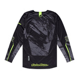 Troy Lee Designs Scout GP Pro Slab MX-Jersey in Schwarz, bequemes, strapazierfähiges Motocross-Trikot mit Logo-Details.