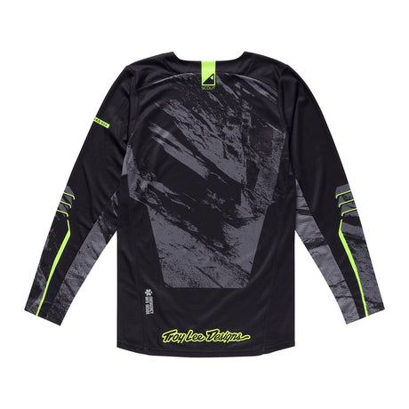 Troy Lee Designs Scout GP Pro Slab MX-Jersey in Schwarz, bequemes, strapazierfähiges Motocross-Trikot mit Logo-Details.