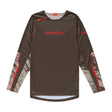 Troy Lee Designs Scout GP Pro Slab MX-Jersey in Timber mit auffälligem Design, bequeme Passform für Motocrossfahrer.