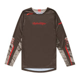 Troy Lee Designs Scout GP Pro Slab MX-Jersey in Timber mit auffälligem Design, bequeme Passform für Motocrossfahrer.
